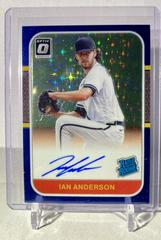 Ian Anderson [Purple Stars] Baseball Cards 2021 Panini Donruss Optic Retro 1987 Rated Rookie Signatures Prices