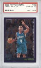 David Wesley #132 Basketball Cards 2000 Topps Chrome Prices