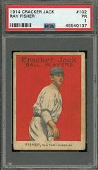 Ray Fisher #102 Baseball Cards 1914 Cracker Jack Prices