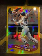 Mark McGwire [Gold Refractor] Baseball Cards 2002 Topps Chrome Prices
