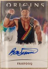 Faarooq Wrestling Cards 2022 Panini Chronicles WWE Origins Autographs Prices