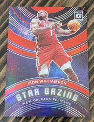 Zion Williamson [Red] Basketball Cards 2022 Panini Donruss Optic Star Gazing Prices