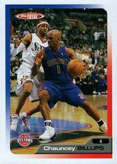 Chauncey Billups #19 Basketball Cards 2005 Topps Total Prices
