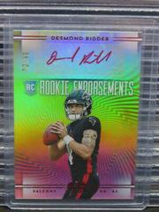 Desmond Ridder [Red] Football Cards 2022 Panini Illusions Rookie Endorsements Autographs Prices