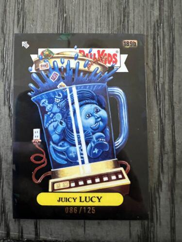 Juicy LUCY [Black] #189b Garbage Pail Kids 2022 Sapphire