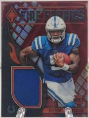 Anthony Richardson [Red] #FIRE-14 Football Cards 2023 Panini Phoenix Fire Fabrics Prices