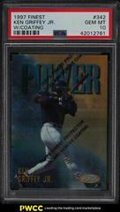 Ken Griffey Jr. [w/ Coating] #342 Baseball Cards 1997 Finest Prices