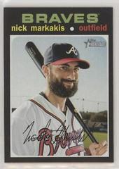 Nick Markakis [French Text] #100 Baseball Cards 2020 Topps Heritage Prices