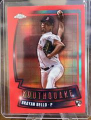 Brayan Bello [Red] #YQ-75 Baseball Cards 2023 Topps Chrome Youthquake Prices
