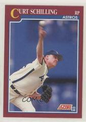Curt Schilling #80T Baseball Cards 1991 Score Traded Prices