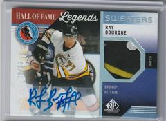 Ray Bourque [Autograph Patch] Hockey Cards 2021 SP Game Used HOF Legends Sweaters Prices
