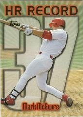 Mark McGwire [#37] Baseball Cards 1999 Topps Home Run Record Prices