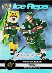 Jared Spurgeon, Nordy #IR-11 Hockey Cards 2023 Upper Deck MVP Ice Reps Prices