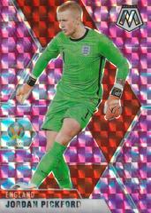 Jordan Pickford [Camo Pink Mosaic] Soccer Cards 2021 Panini Mosaic UEFA Euro 2020 Prices