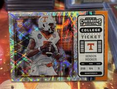 Hendon Hooker [Orange] #5 Football Cards 2023 Panini Chronicles Draft Picks Contenders College Ticket Prices