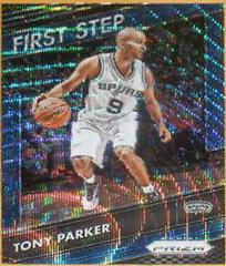Tony Parker [Blue Wave Prizm] #2 Basketball Cards 2016 Panini Prizm First Step Prices