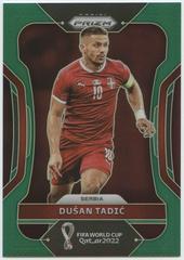 Dusan Tadic [Green] Soccer Cards 2022 Panini Prizm World Cup Prices