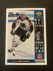 Kevin Stevens #McD-25 Hockey Cards 1993 Upper Deck McDonald's Prices
