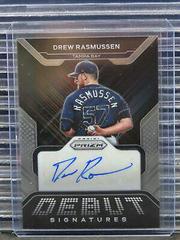 Drew Rasmussen Baseball Cards 2022 Panini Prizm Debut Signatures Prices