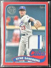 Ryne Sandberg [Red] #89BR-RS Baseball Cards 2024 Topps 1989 Relic Prices