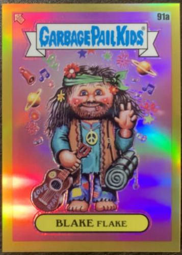 BLAKE Flake [Gold] #91a Prices | 2020 Garbage Pail Kids Chrome | GPK Cards