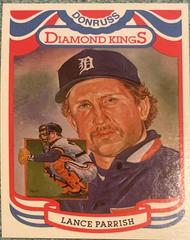Lance Parrish [Diamond Kings Steel] #15 Baseball Cards 1984 Donruss Prices