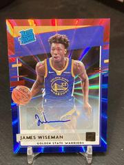 James Wiseman [Auto Red Blue Laser] Basketball Cards 2020 Donruss Prices