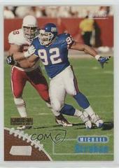 Michael Strahan [First Day Issue] #161 Football Cards 1998 Stadium Club Prices