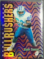 Barry Sanders [Refractor] #SB4 Football Cards 1999 Topps Chrome Season's Best Prices