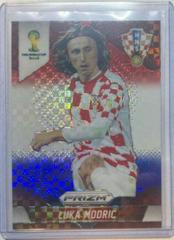 Luka Modric [Blue Pulsar] Soccer Cards 2014 Panini Prizm World Cup Prices