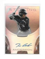 Tim Anderson [Refractor] Baseball Cards 2013 Bowman Sterling Autograph Prospects Prices