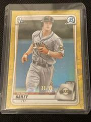 Patrick Bailey [Gold Refractor] Baseball Cards 2020 Bowman Draft Chrome Prices