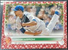 Jacob deGrom [Red] #HW131 Baseball Cards 2022 Topps Holiday Prices
