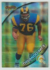 Orlando Pace [Atomic Refractor] Football Cards 1997 Bowman's Best Prices