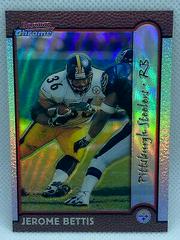Jerome Bettis [Refractor] #110 Football Cards 1999 Bowman Chrome Prices