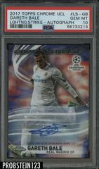 Gareth Bale [Autograph] Soccer Cards 2017 Topps Chrome UEFA Champions League Lightning Strike Prices