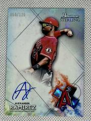Alexander Ramirez [Wave Refractor] #BSPA-AR Baseball Cards 2021 Bowman Sterling Prospect Autographs Prices