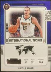 Nikola Jokic Basketball Cards 2021 Panini Contenders International Ticket Prices