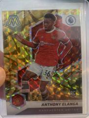 Anthony Elanga [Gold Mosaic] Soccer Cards 2021 Panini Mosaic Premier League Prices