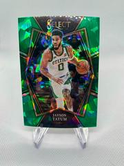 Jayson Tatum [Green Ice Prizm] #172 Basketball Cards 2021 Panini Select Prices