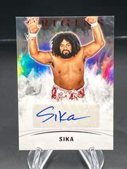 Sika [Red] #OA-SKA Wrestling Cards 2022 Panini Chronicles WWE Origins Autographs Prices