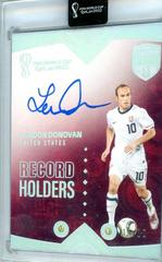 Landon Donovan #RH-LDO Soccer Cards 2022 Panini Eminence FIFA World Cup Record Holders Autographs Prices