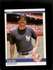 Tim Foli #U-38 Baseball Cards 1984 Fleer Update Prices