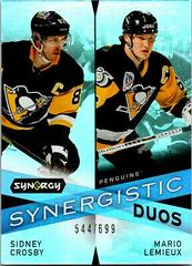 Sidney Crosby, Mario Lemieux Hockey Cards 2022 Upper Deck Synergy Synergistic Duos Star Legend Prices