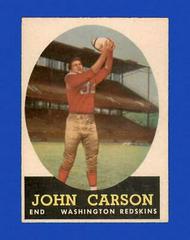 Johnny Carson #47 Football Cards 1958 Topps Prices