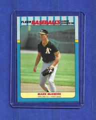 Mark McGwire Baseball Cards 1988 Fleer League Leaders Prices