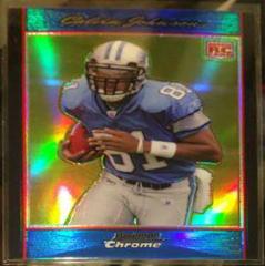 Calvin Johnson [Blue Refractor] Football Cards 2007 Bowman Chrome Prices