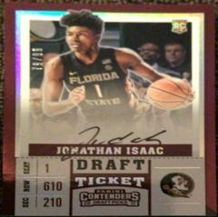Jonathan Isaac [Draft Ticket Autograph] #59 Basketball Cards 2017 Panini Contenders Draft Picks Prices
