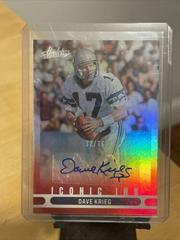 Dave Krieg Football Cards 2022 Panini Absolute Iconic Ink Autographs Prices