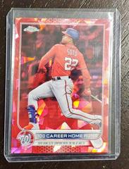 Juan Soto [Red] #US68 Baseball Cards 2022 Topps Chrome Update Sapphire Prices